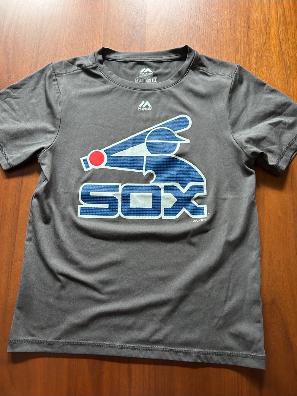 Majestic Kids' M Chicago Sox Graphic Tee - Gray/Blue